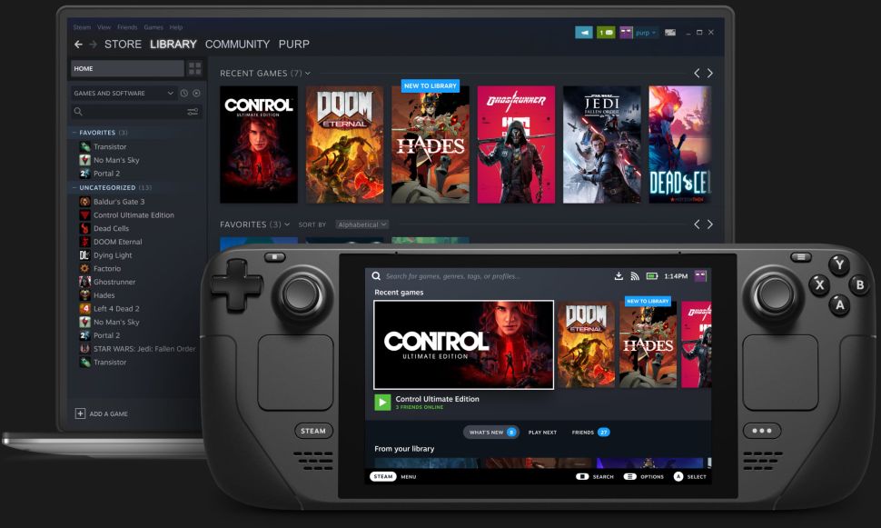 Steam Deck - это портативный ПК от Valve для Switch, который выйдет в декабре